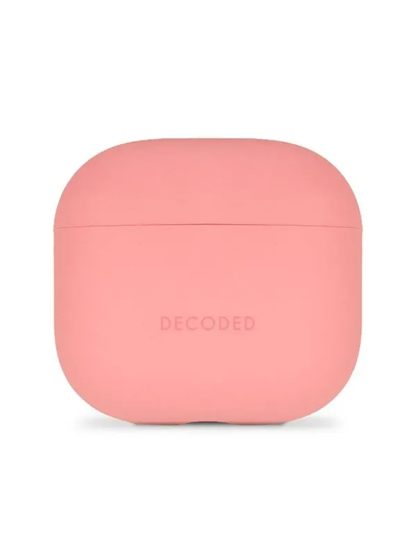 Decoded Silicone Aircase for Airpods Gen 4 Pink