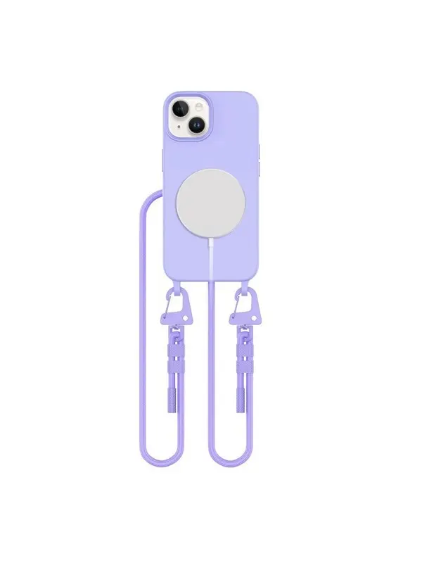 Tech-Protect MagNecklace MagSafe Case for iPhone 15 - Lavender