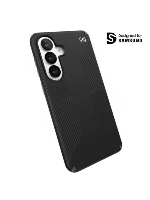 Speck Presidio2 Grip Magnet - Samsung Galaxy S26+ MagSafe Case - Black/Slate Gray/White