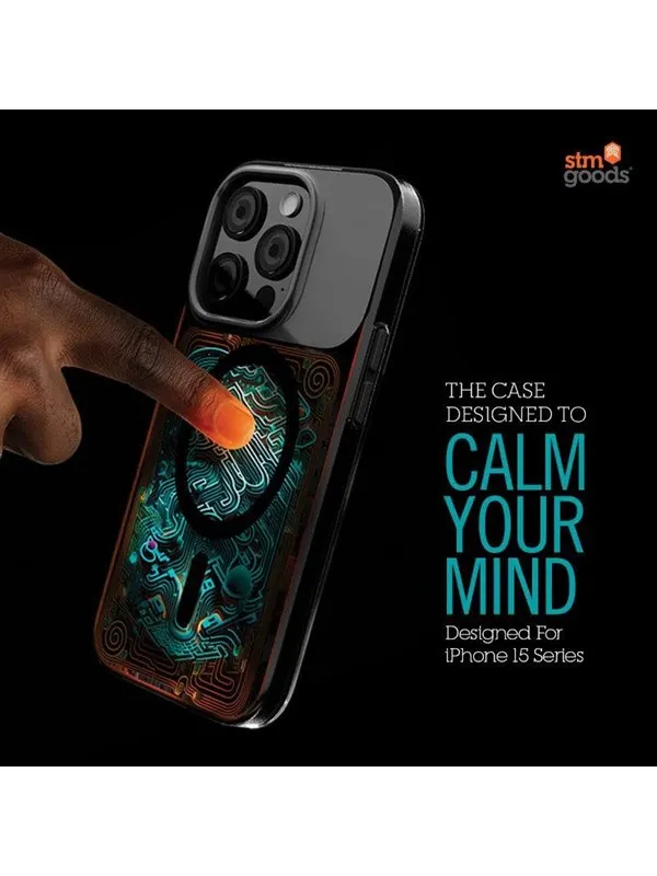 STM Reveal Warm MagSafe - Case for iPhone 15 Pro Max - Black Realm