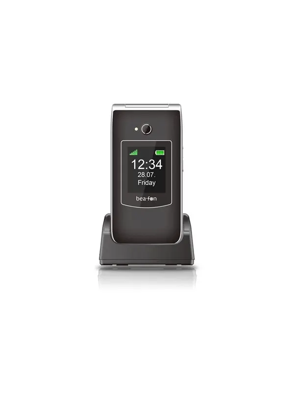 Beafon Silver Line SL645 - black silver - feature phone - GSM