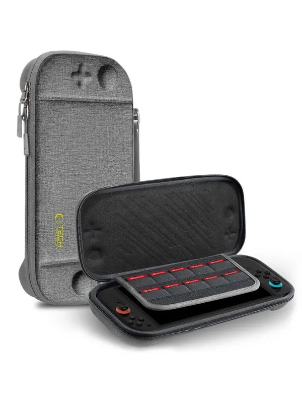 Tech-Protect Slim Pouch Case for Nintendo Switch 2 - Grey - Bag