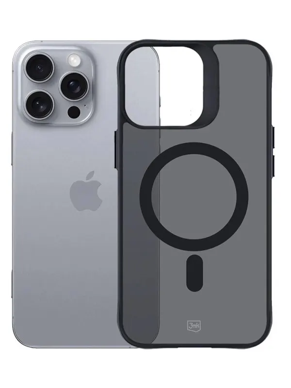 3mk Smoke MagCase with MagSafe for iPhone 16 Pro Max - Semi-Transparent