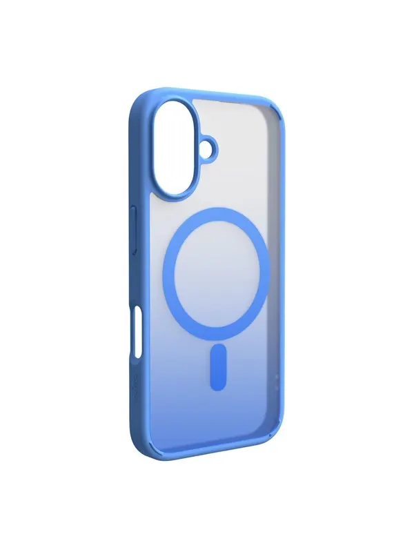 Puro Gradient MagSafe Silicone Case for iPhone 16 - Blue