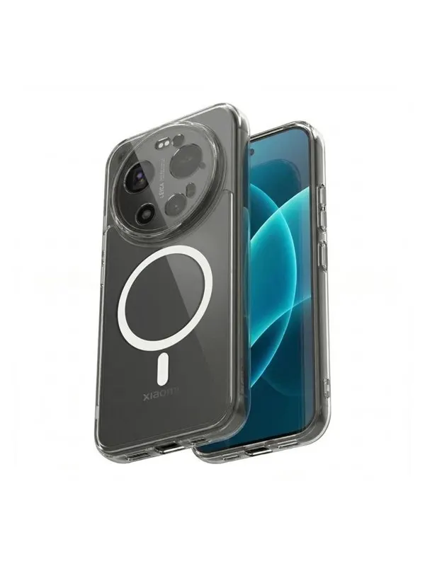 CRONG Hybrid Clear Magnetic - MagSafe Case for Xiaomi 17 Ultra Clear