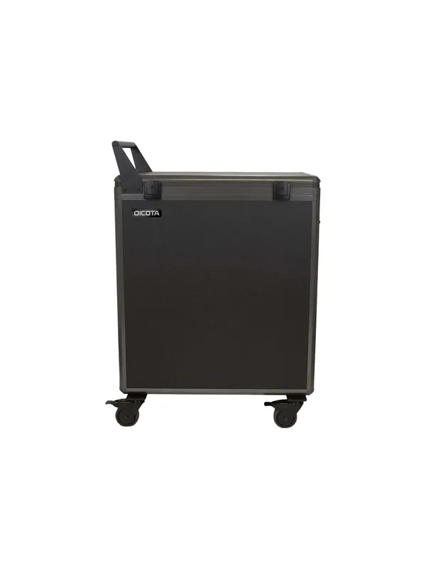 Dicota cart - rugged - for 20 tablets / notebooks - silver - Max - recommended for