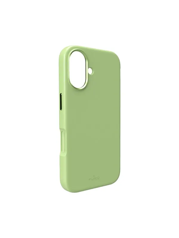 Puro Icon Mag Pro Liquid Silicone Case for iPhone 17 MagSafe Compatible with Camera Protection and Aluminum Buttons - Green