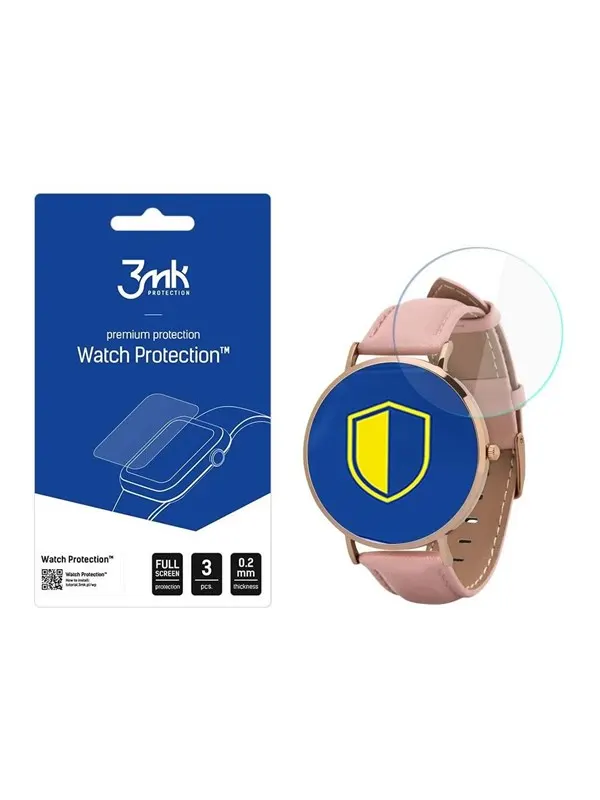 3mk Watch Protection™ v. FlexibleGlass hybrid glass on Garett Verona