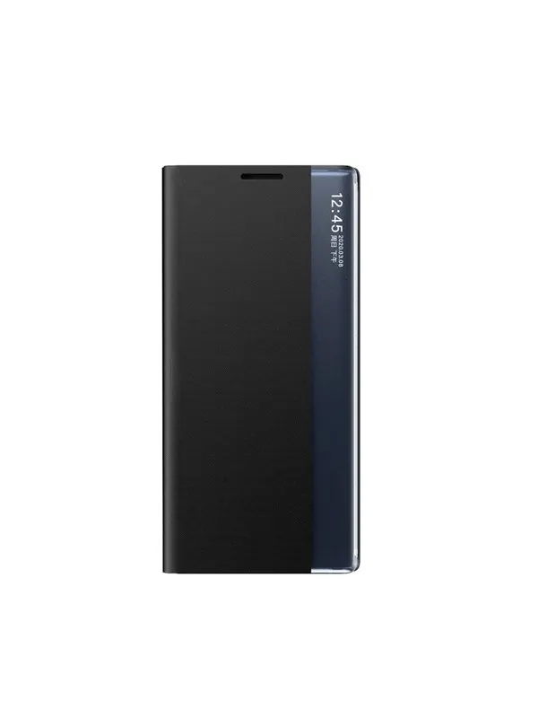 Hurtel New Sleep View Case with Flap and Stand for Samsung Galaxy A35 - Black