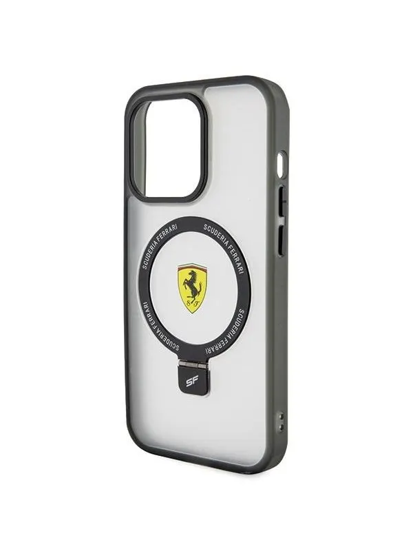 Ferrari Ring Stand 2023 Collection MagSafe Case for iPhone 15 Pro - Clear