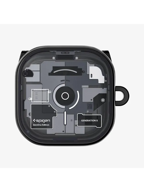 Spigen Ultra Hybrid - zero one black - Samsung Galaxy Buds 4 Pro/4