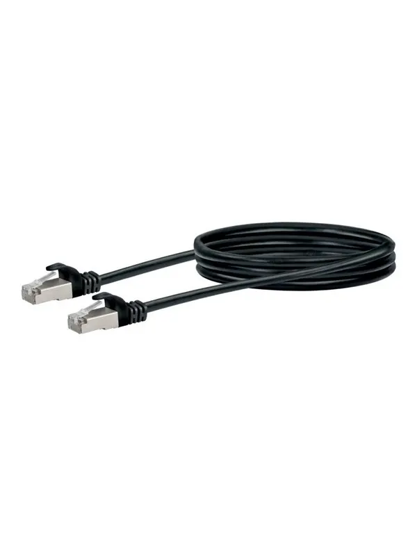 Schwaiger network cable - 2.5 m - black - Svart - 2.5m