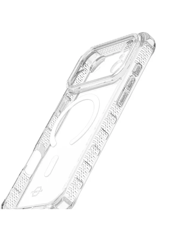 ITSKINS HYBRID MAGSAFE CLEAR cover for iPhone 17 Pro®. Transparent