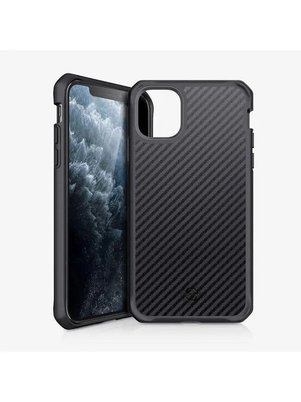 ITSKINS BALLISTIC CARBON cover for iPhone 11 Pro / XS / X®. Black