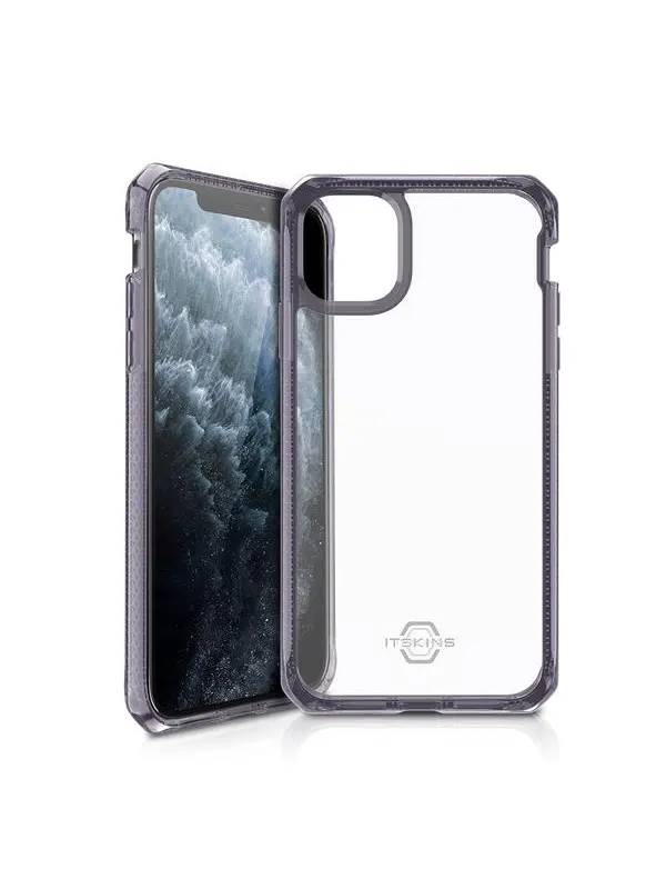 ITSKINS HYBRID CLEAR cover for iPhone 11 Pro Max / XS Max®. Light purple and transparent