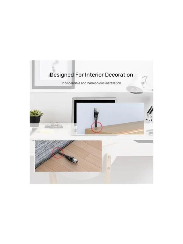Unitek network cable - 5 m - black - Svart - 5m