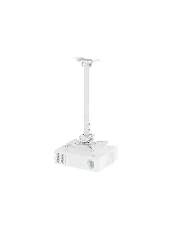 Neomounts CL25-550WH1 mounting kit - full-motion - for projector - easy-install height 74.5 - 114.5 cm - white