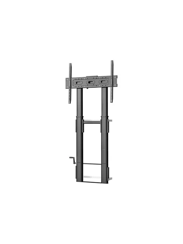 Vision X-Series VFM-F26W stand - height adjustable - for flat panel - 80kg - sandblasted black - Max 80 kg - recommended for 100"