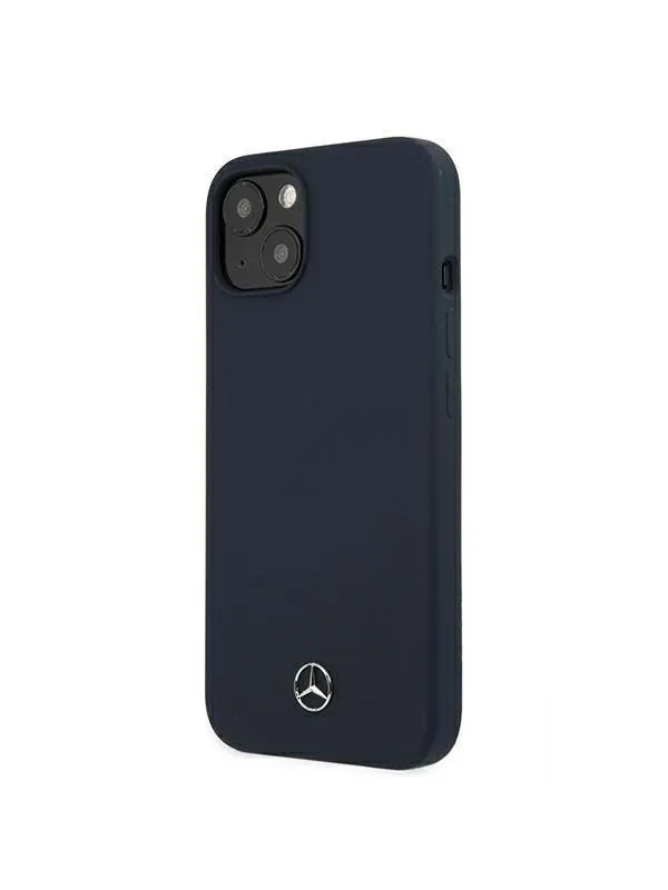 Mercedes Silicone Line Case for iPhone 13 mini - Navy Blue