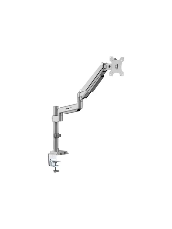 Tripp Lite Eaton Series Single-Display Flex-Arm Desktop Clamp for 17" to 32" Flat-Screen Displays - USB and Audio Ports Aluminum