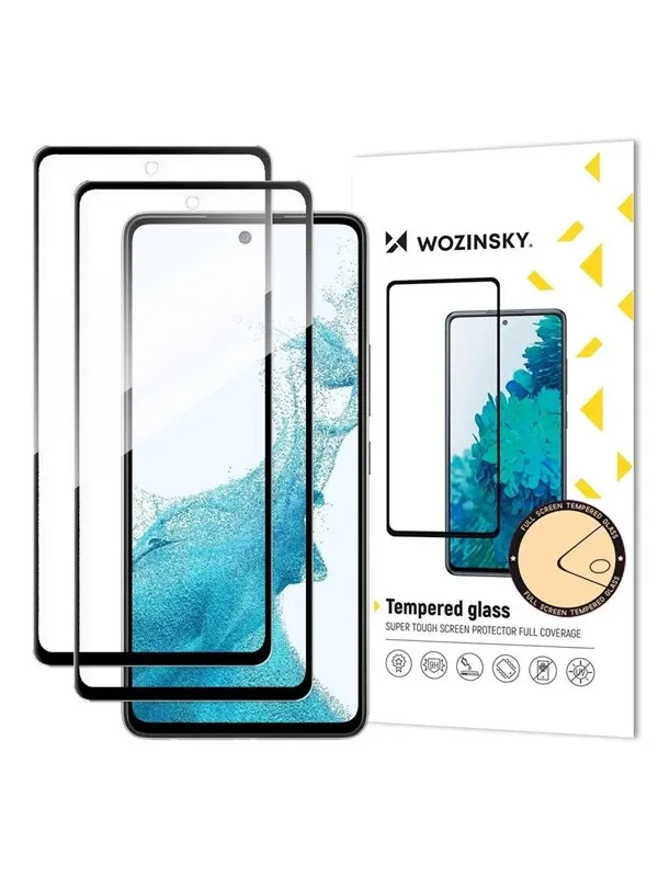 Wozinsky Full Glue Tempered Glass for Samsung Galaxy S26 Compatible with Fingerprint Reader 2 Pcs