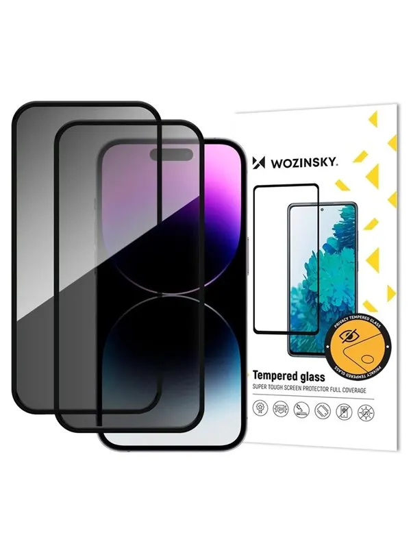 Wozinsky Privacy Glass Tempered Glass Privatizing For iPhone Air Set Of 2