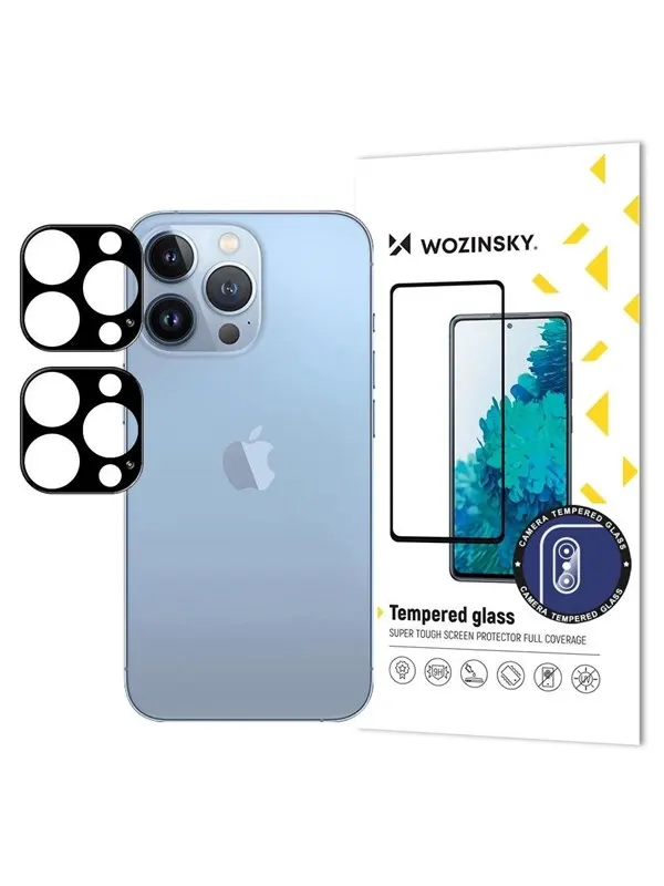 Wozinsky Black  Full Camera Glass for iPhone 17 Set of 2