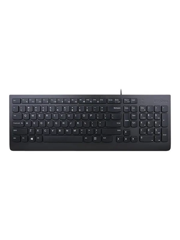 Lenovo Essential - keyboard - Swiss French/German - black Input Device - Tangentbord - Schweizisk franska/tyska - Svart