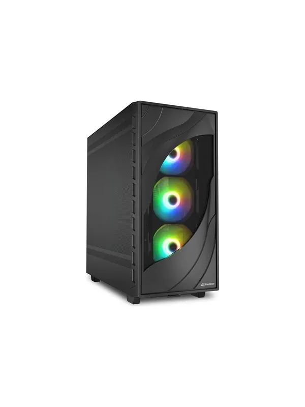 Sharkoon Rebel C80M - Chassi - Tower - Svart