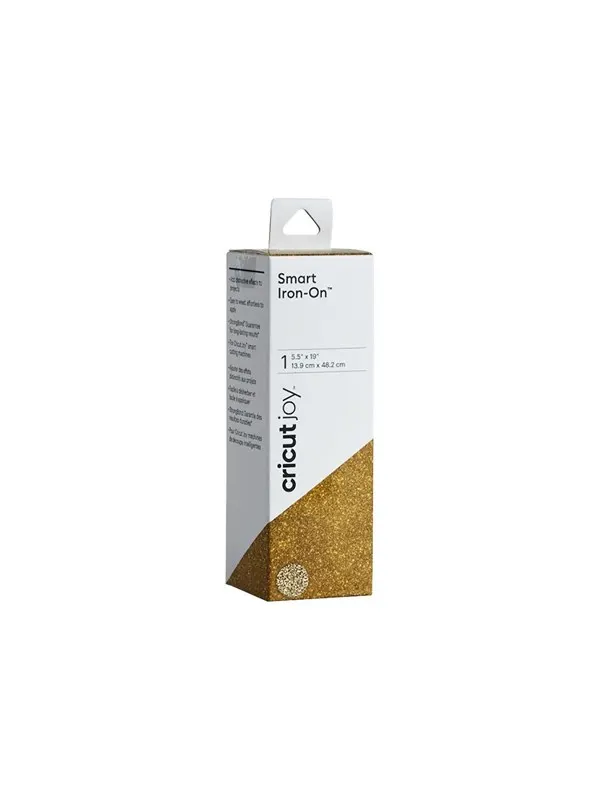 Cricut Joy Smart Iron-On - craft material - 13.9 x 48.2 cm - glitter gold