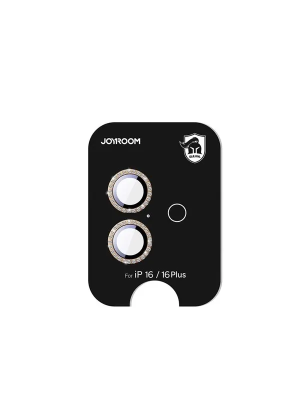 Joyroom JR-MSF0306 Glass Screen Protector for iPhone 16 Pro/16 Pro Max Lenses - Brown
