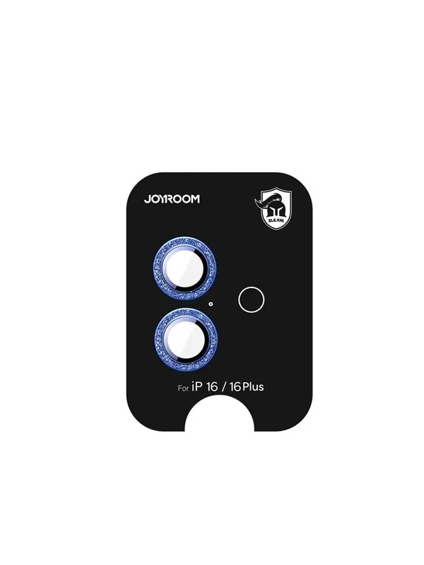 Joyroom JR-MSF0300 protective glass for iPhone 16/16 Plus lenses - blue
