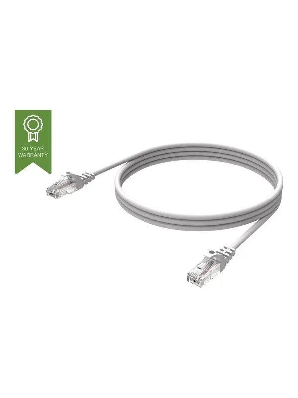 Vision Techconnect - network cable - 50 cm - white - Vit - 0.5m