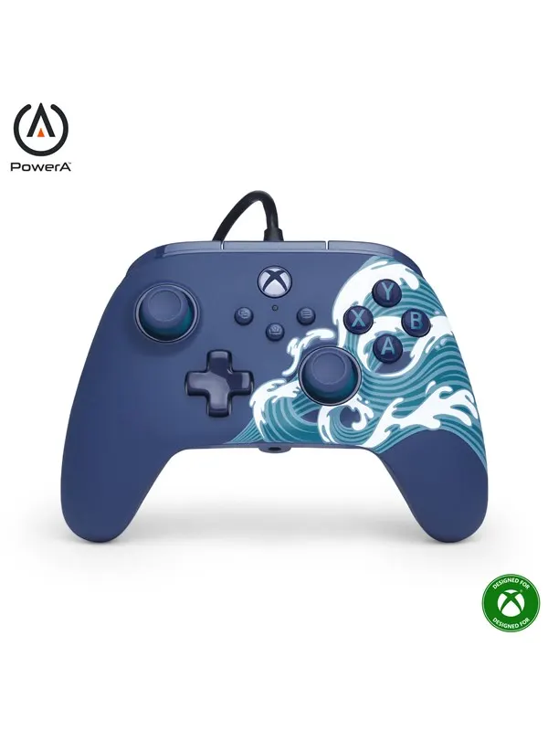 PowerA Advantage, handkontroll med sladd till Xbox Series X|S - Flytande våg