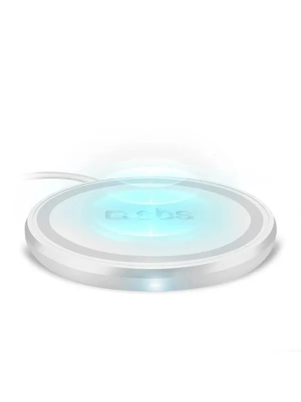 SBS Wireless 15W Qi Charger Pad - White
