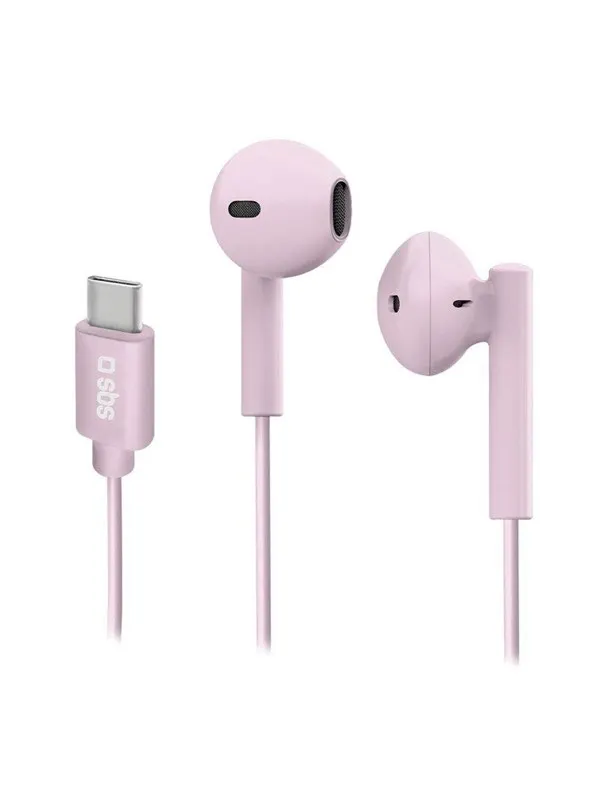 SBS in-ear stereohörlurar Studio Mix 65 - Rosa