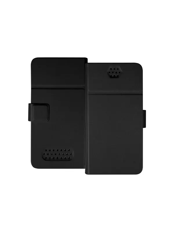 SBS universellt smalt bookcover för mobiler upp till 5,5" - Svart