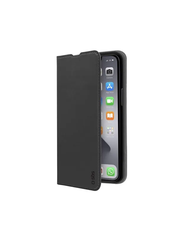 SBS Book Wallet Lite Case för iPhone 13® - Svart