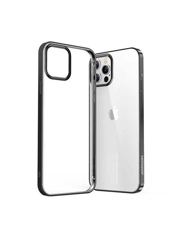 Joyroom New Beautiful Series ultra thin case with electroplated frame for iPhone 12 Pro Max black (JR-BP796)