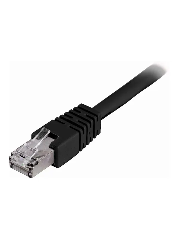 Deltaco STP-635S - patch cable - 35 m - black - Svart - 35m