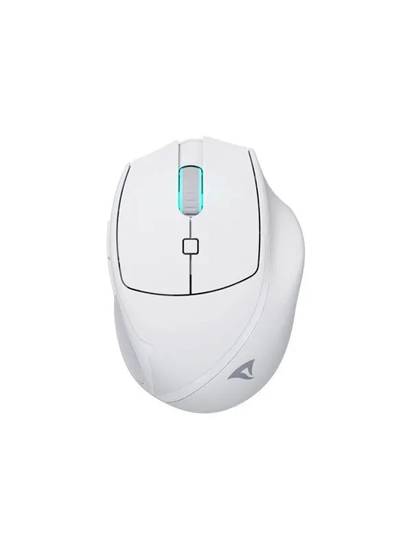 Sharkoon OfficePal M25W - mouse - 2.4 GHz USB - white - Mouse - Optic - 6 knappar - Vit