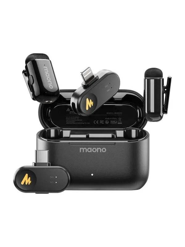 Maono WM622â¯PBC2 Wireless Lavalier Microphone