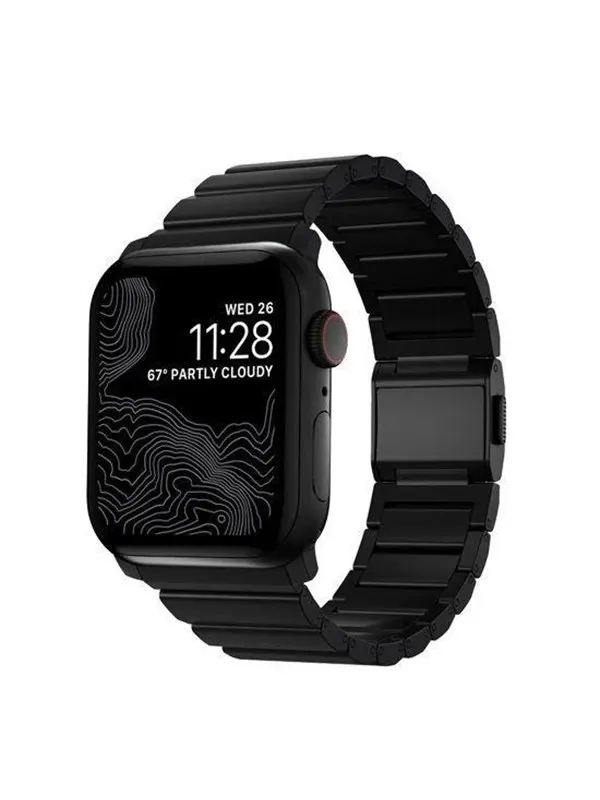 Nomad Titanium Band - 46mm/49mm | Black Hardware | V2