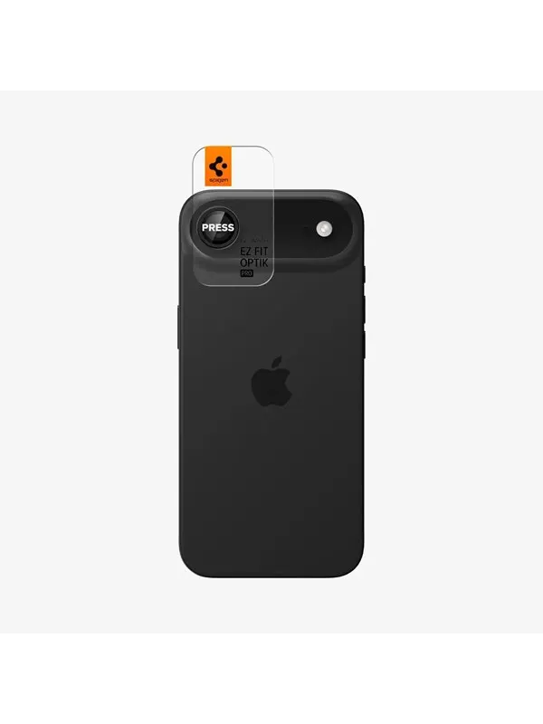 Spigen Glass tR EZ Fit Optik Pro 2 Pack - black - iPhone Air
