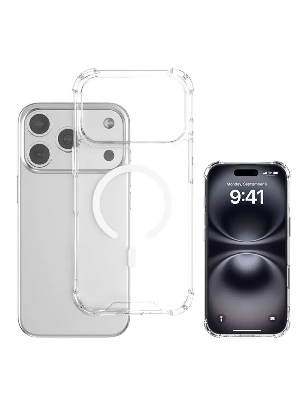 4smarts iPhone 17 Pro Max Hybrid Case Ibiza MagSafe compatible transparent