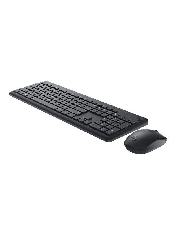 Dell Keyboard and Mouse KM3322W - keyboard and mouse set - QWERTZ - German - black - with 3-year NBD Advanced Exchange Input Device - Tastatur & Mus set - Tysk - Svart