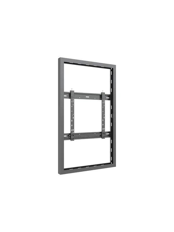 Multibrackets M Pro Series enclosure - slim medium - for digital signage panel - black RAL 9005 - Max 50 kg - recommended for 50"