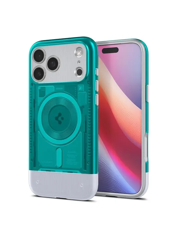 Spigen Classic C1 MagSafe - bondi blue - iPhone 17 Pro Max