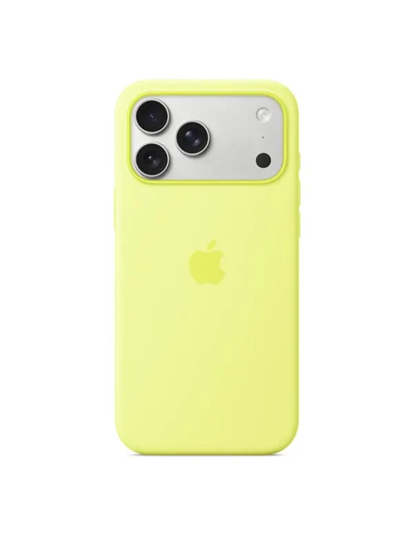Apple iPhone 17 Pro Max Silicone Case with MagSafe - Neon Yellow