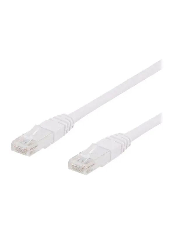 X-SHIELD patch cable - 3 m - white - Vit - 3m